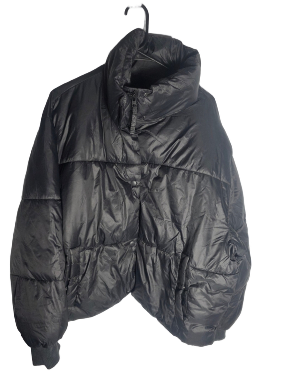 Women's American Eagle Black Puffer Jacket Size XL EUC comfy ski winter fall y2k